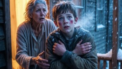 Photo of He Ran Through the Woods to My House Before Christmas — What He Hid in His Pocket Changed Everything