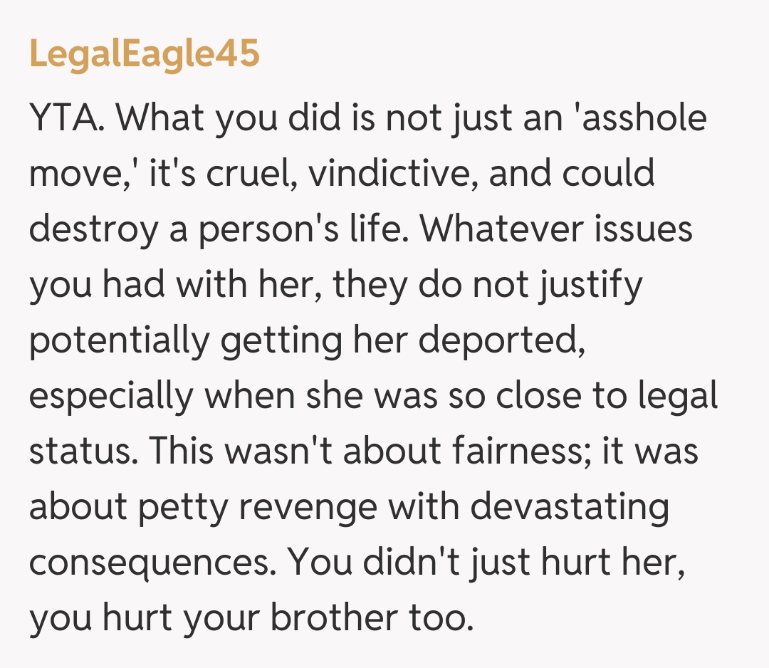 Comentariu de la LegalEagle45