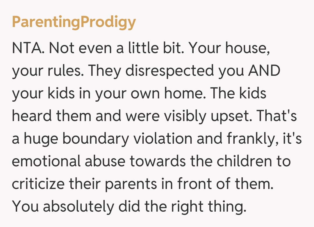 Comentariu de la ParentingProdigy
