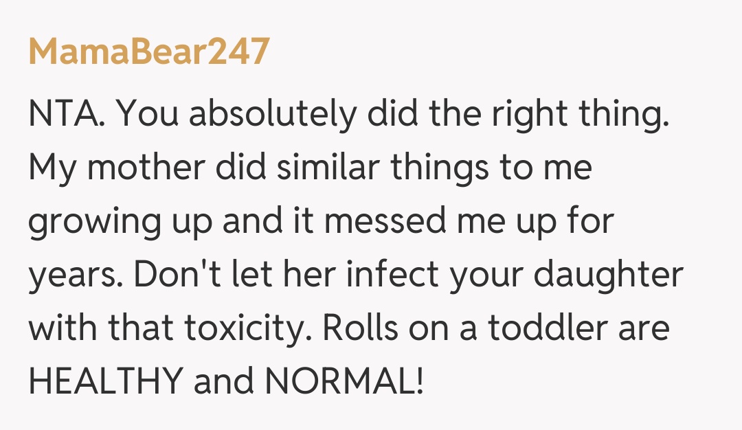 Comentariu de la MamaBear247