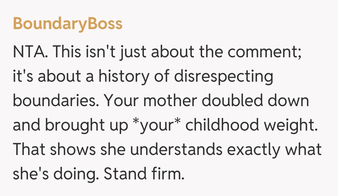 Comentariu de la BoundaryBoss