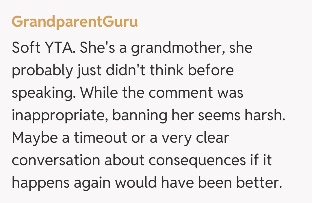 Comentariu de la GrandparentGuru