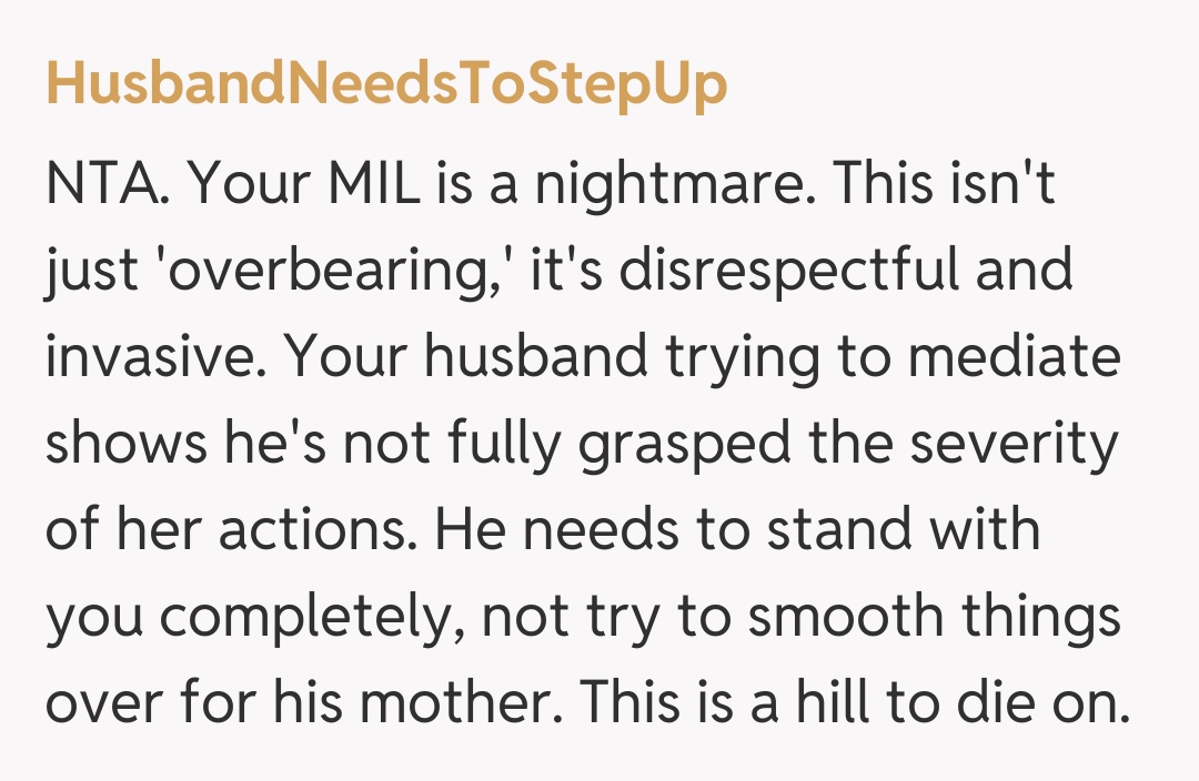 Comentariu de la HusbandNeedsToStepUp