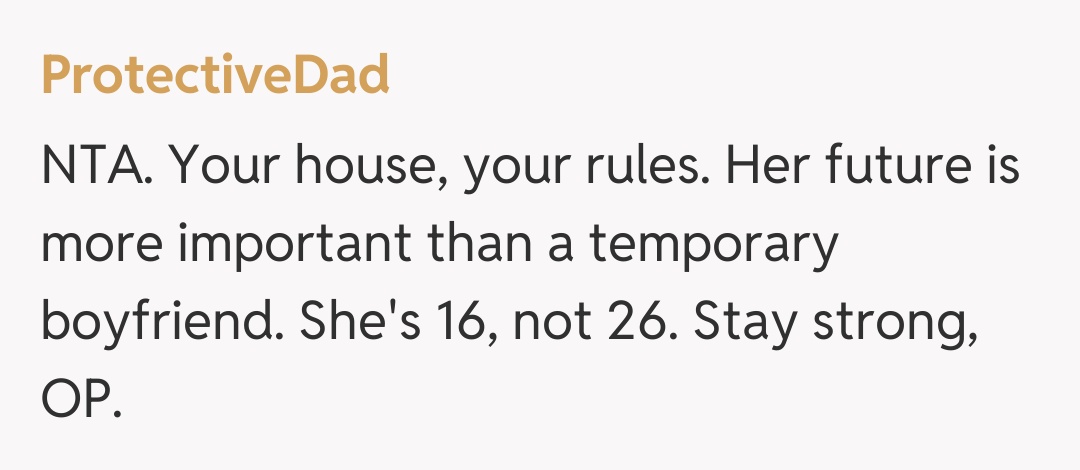 Comentariu de la ProtectiveDad