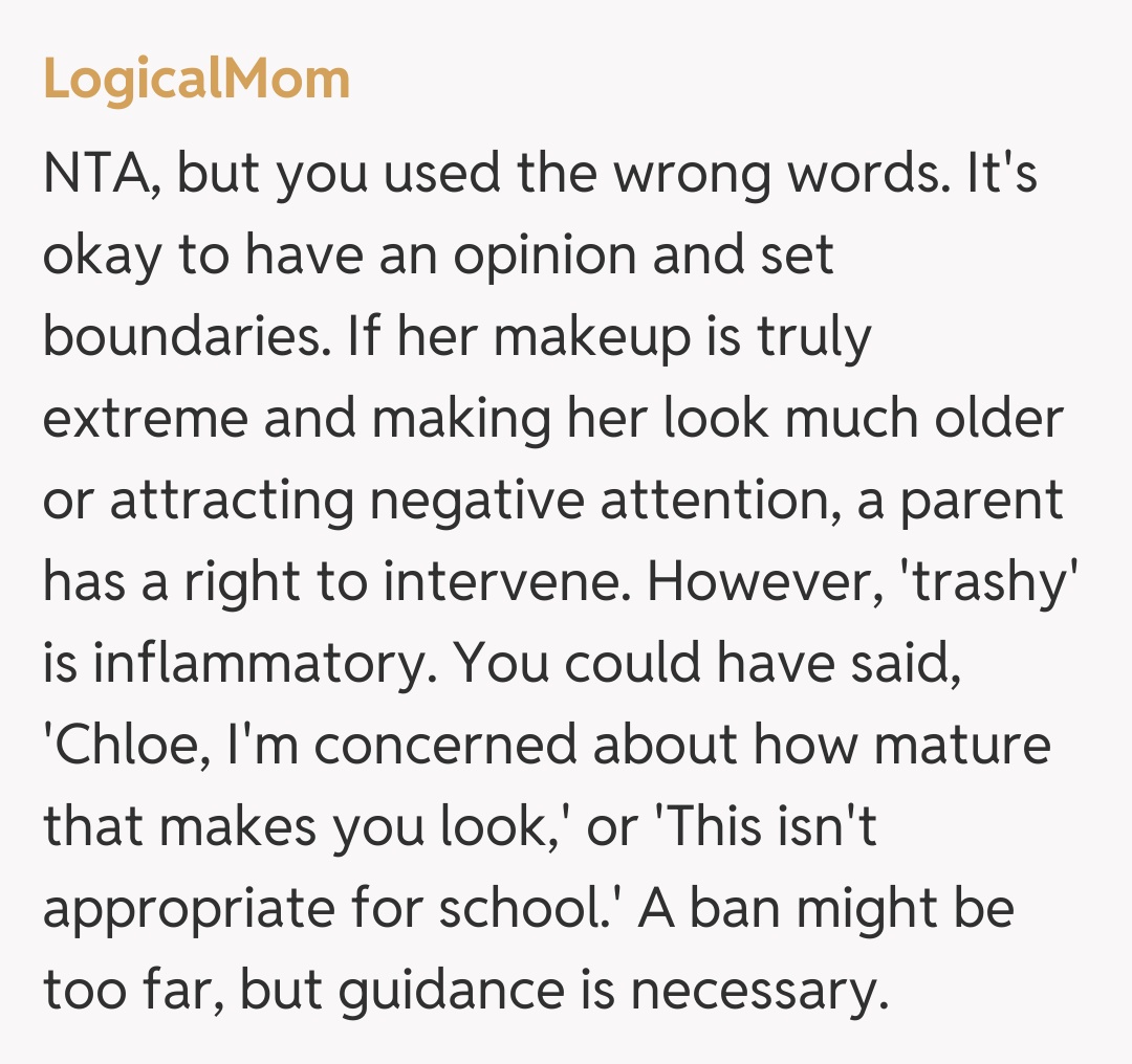 Comentariu de la LogicalMom