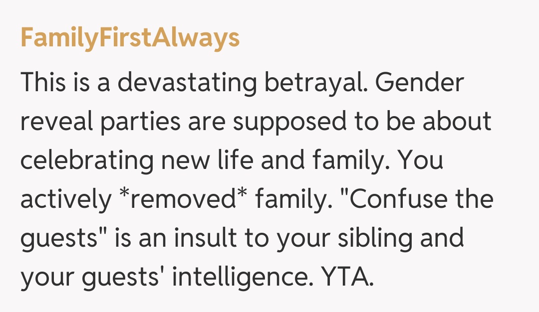 Comentariu de la FamilyFirstAlways