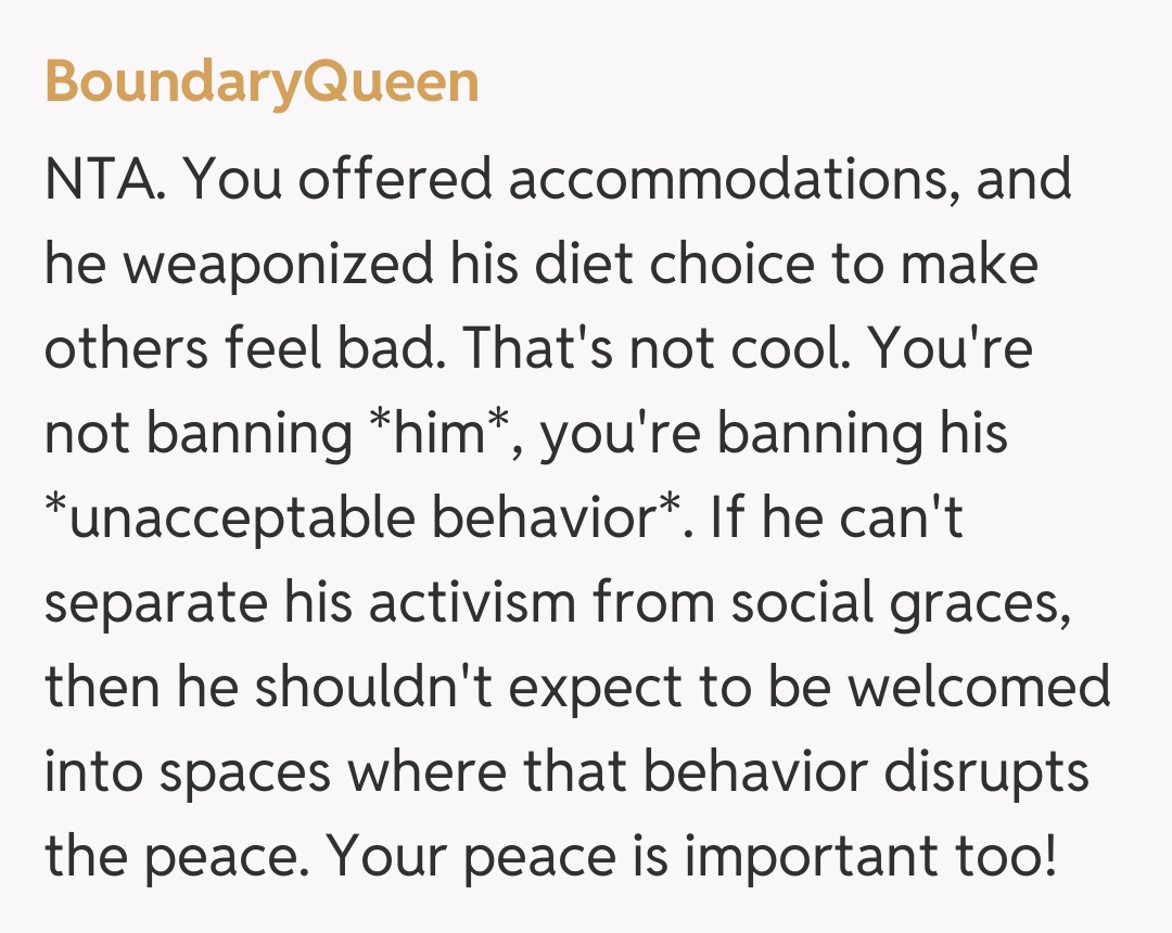 Comentariu de la BoundaryQueen