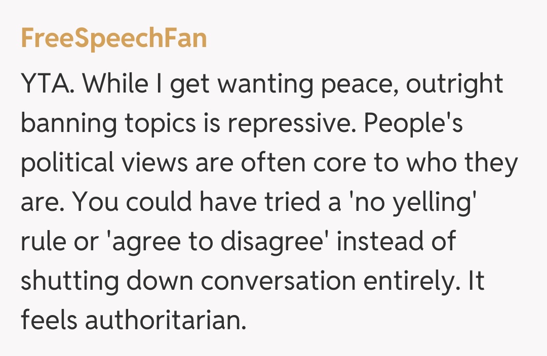 Comentariu de la FreeSpeechFan