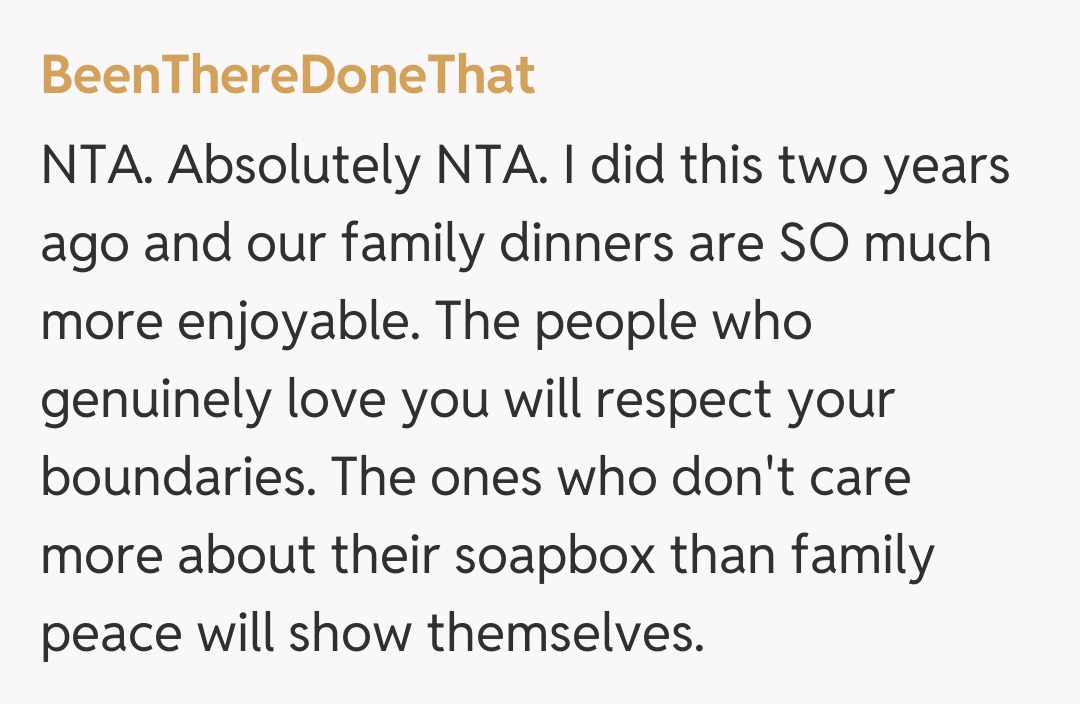 Comentariu de la BeenThereDoneThat