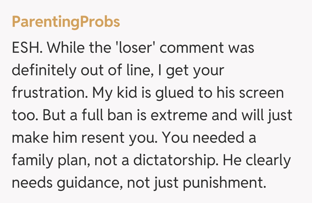 Comentariu de la ParentingProbs