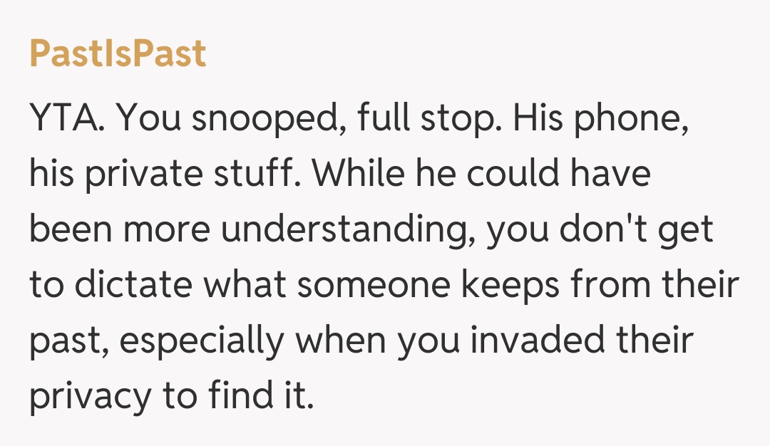 Comentariu de la PastIsPast