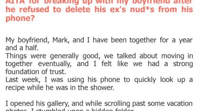 Photo of AITA for breaking up with my boyfriend after he refused to delete his ex’s nud*s from his phone?
