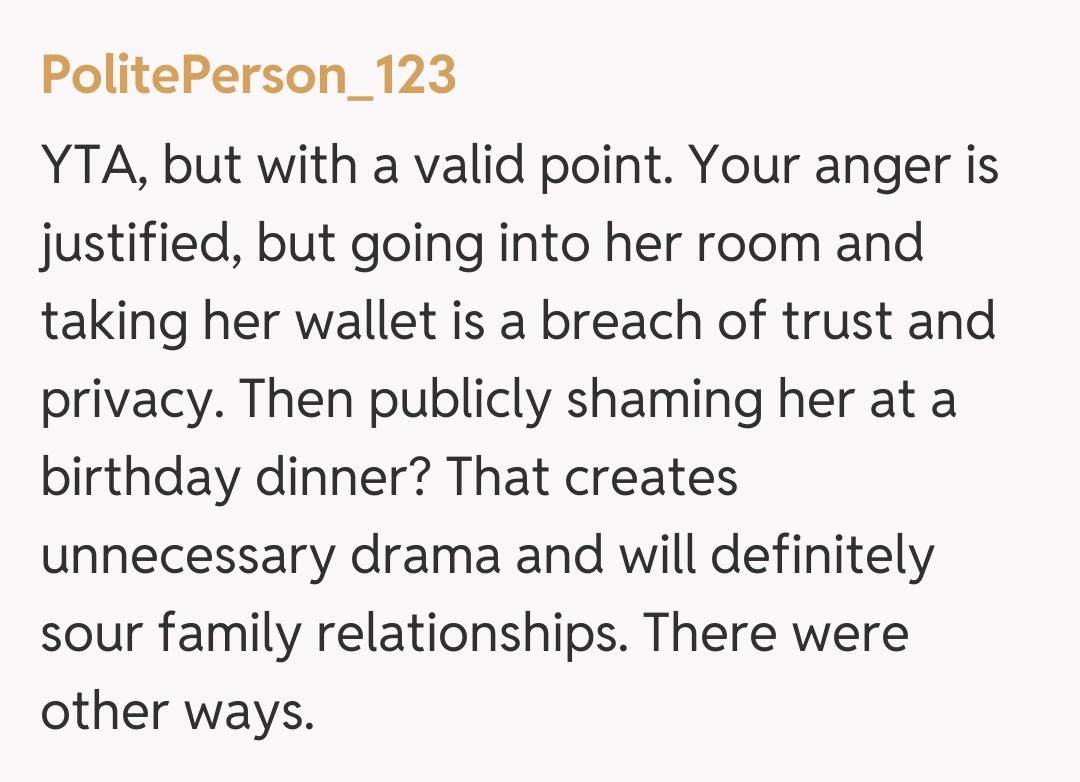 Comentariu de la PolitePerson_123