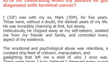 Photo of AITA for celebrating when my abusive ex got diagnosed with terminal cancer?