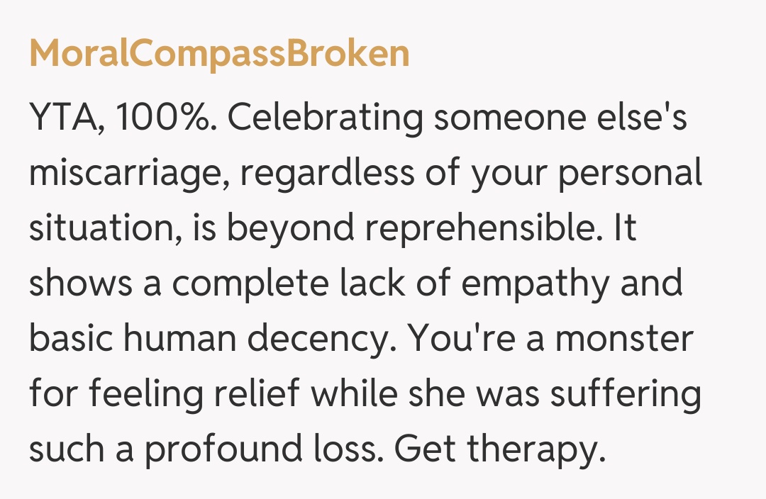 Comentariu de la MoralCompassBroken