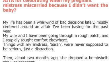 Photo of AITA for celebrating when my pregnant mistress miscarried because I didn’t want the baby?