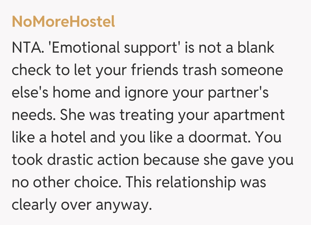 Comentariu de la NoMoreHostel