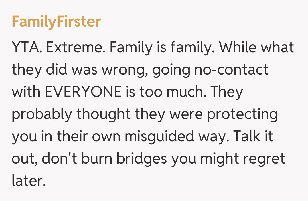 Comentariu de la FamilyFirster