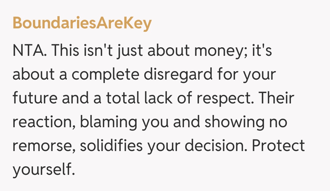 Comentariu de la BoundariesAreKey