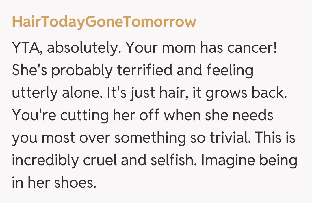 Comentariu de la HairTodayGoneTomorrow