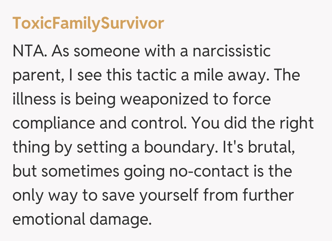 Comentariu de la ToxicFamilySurvivor