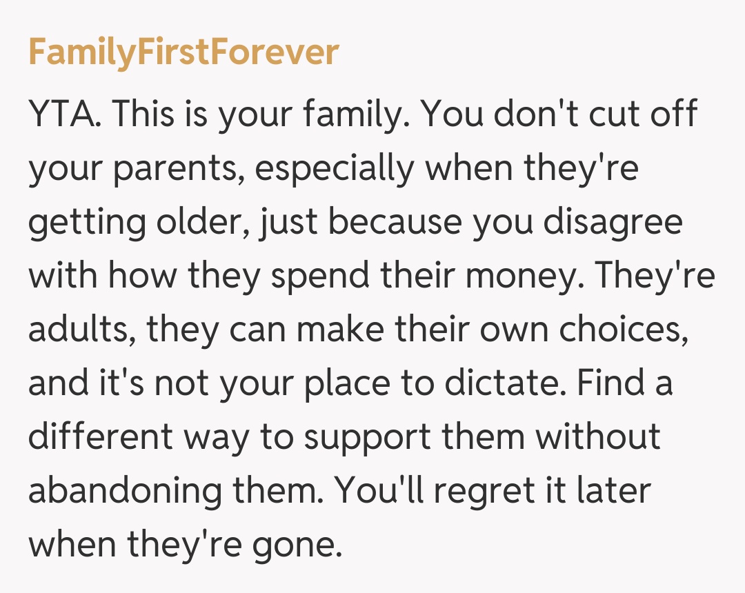 Comentariu de la FamilyFirstForever