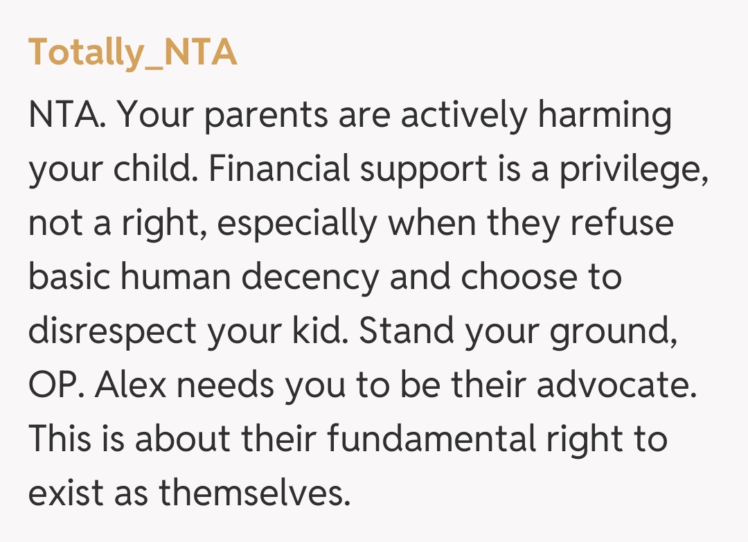 Comentariu de la Totally_NTA