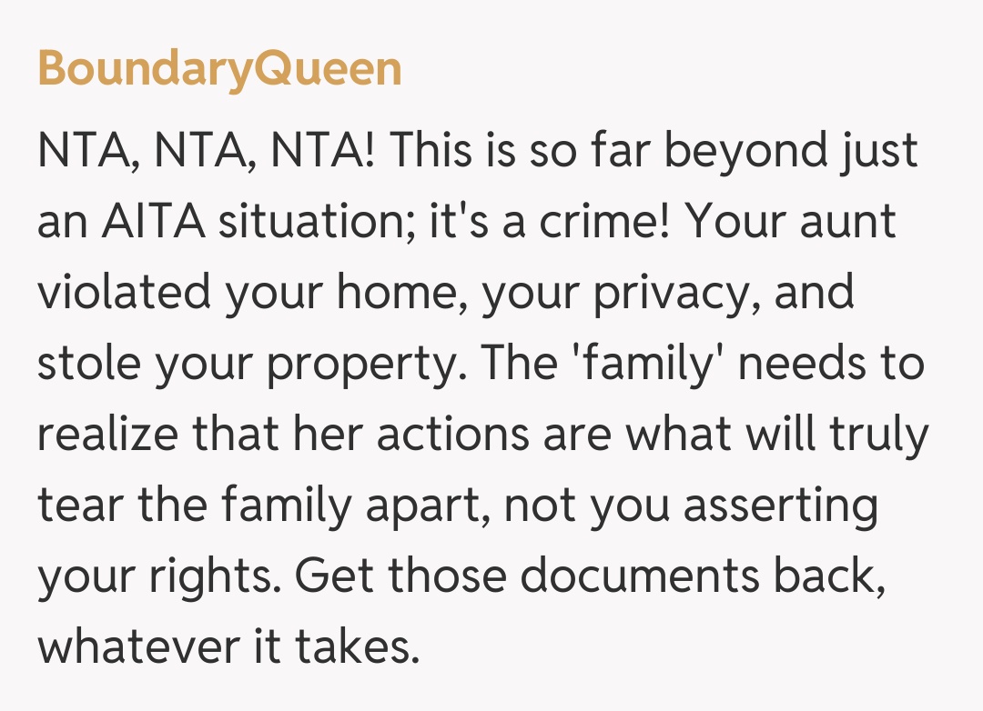 Comentariu de la BoundaryQueen