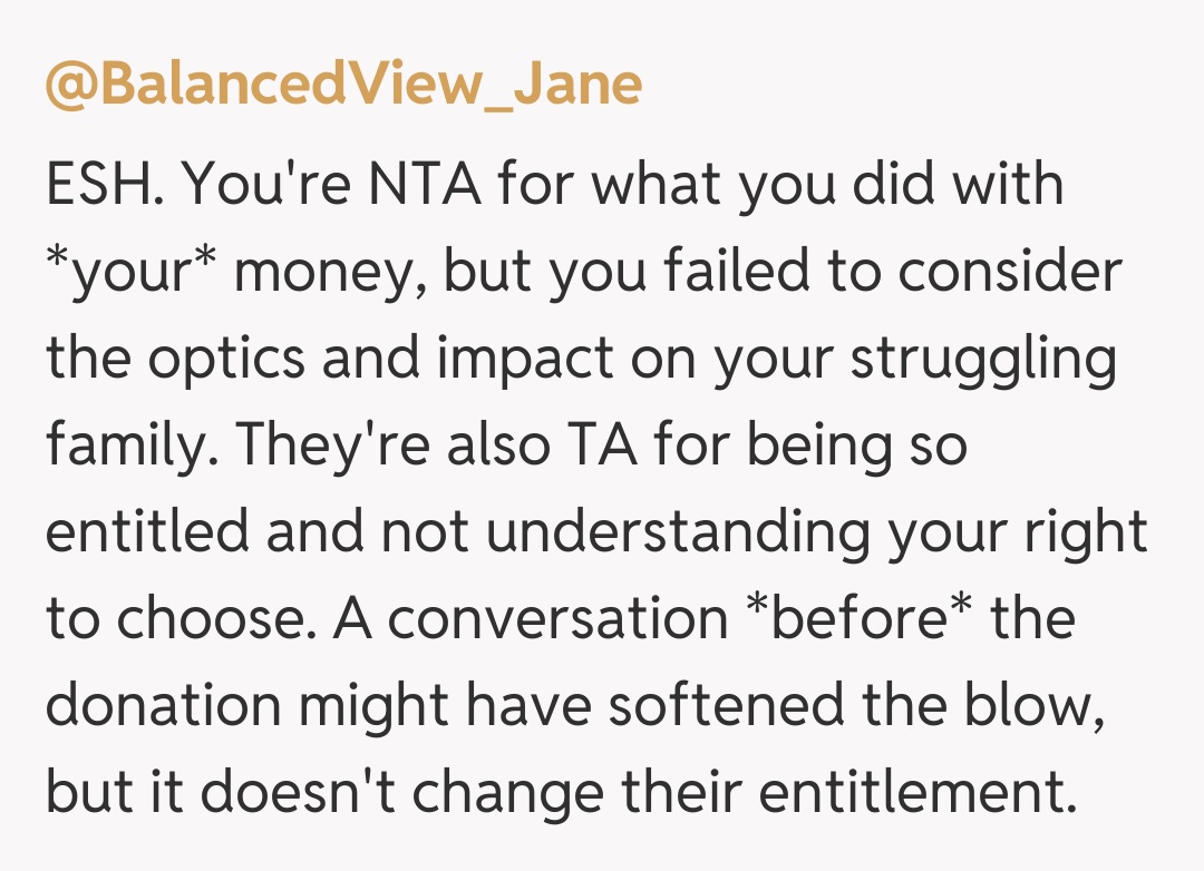 Comentariu de la @BalancedView_Jane