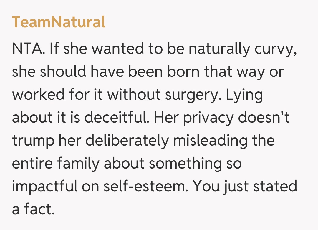 Comentariu de la TeamNatural