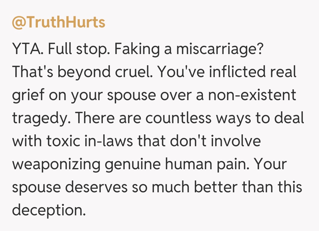 Comentariu de la @TruthHurts