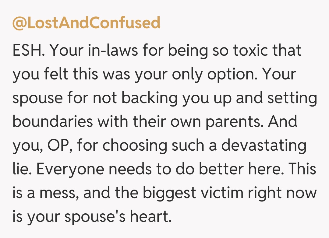 Comentariu de la @LostAndConfused