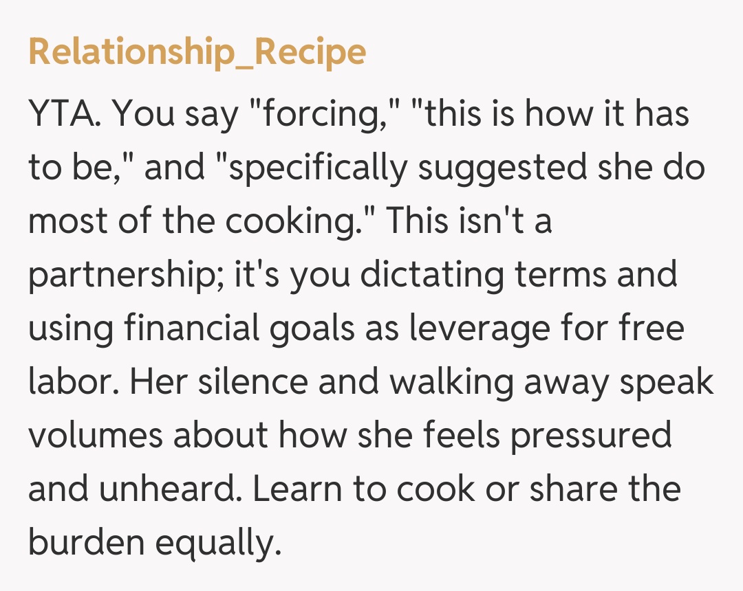 Comentariu de la Relationship_Recipe