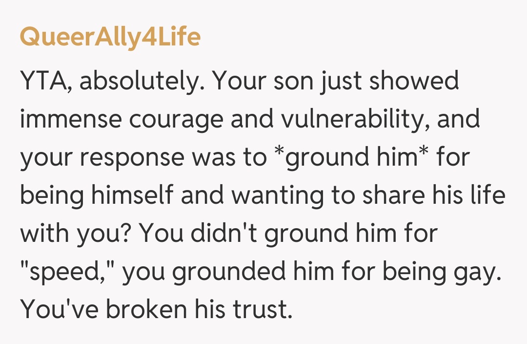 Comentariu de la QueerAlly4Life