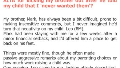 Photo of AITA for kicking my brother out after he told my child that I ‘never wanted them’?