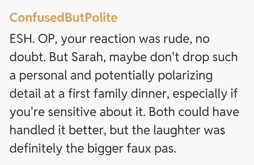 Comentariu de la ConfusedButPolite