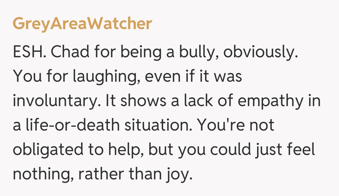 Comentariu de la GreyAreaWatcher