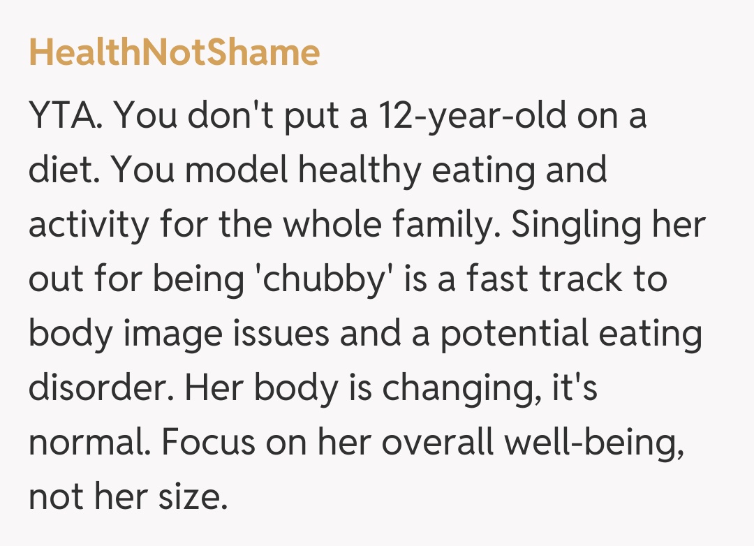 Comentariu de la HealthNotShame