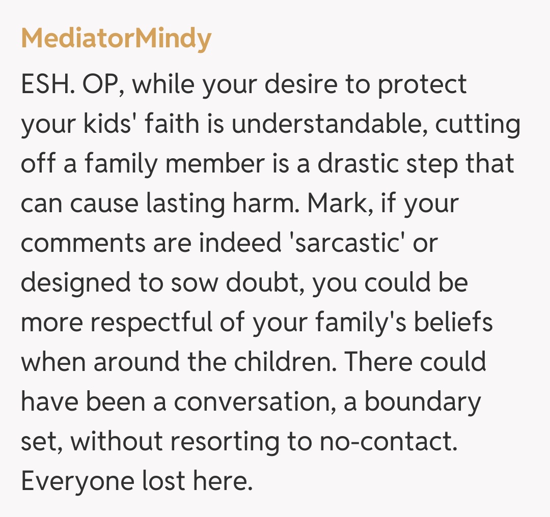 Comentariu de la MediatorMindy