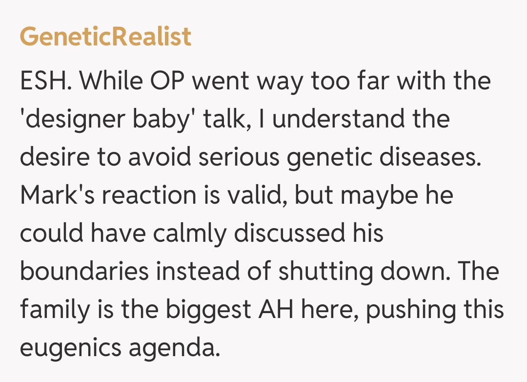 Comentariu de la GeneticRealist