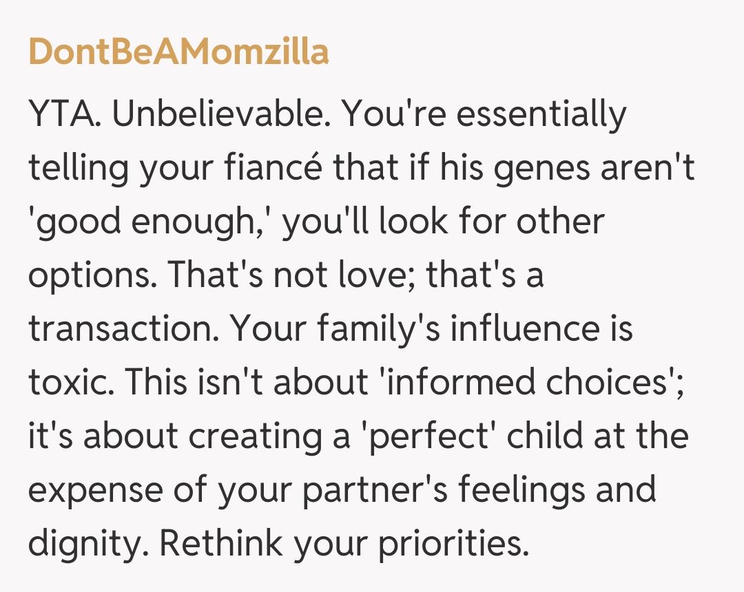 Comentariu de la DontBeAMomzilla