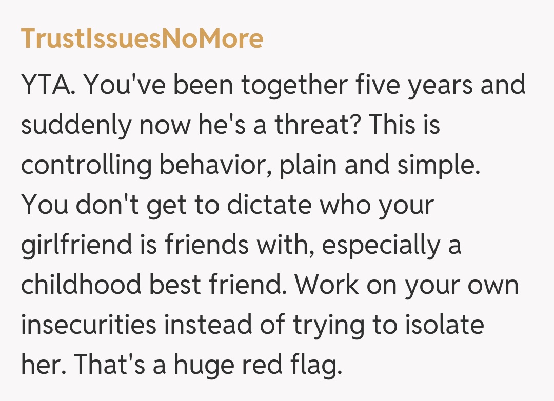 Comentariu de la TrustIssuesNoMore