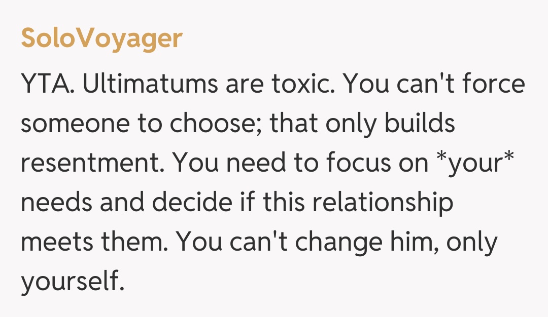 Comentariu de la SoloVoyager