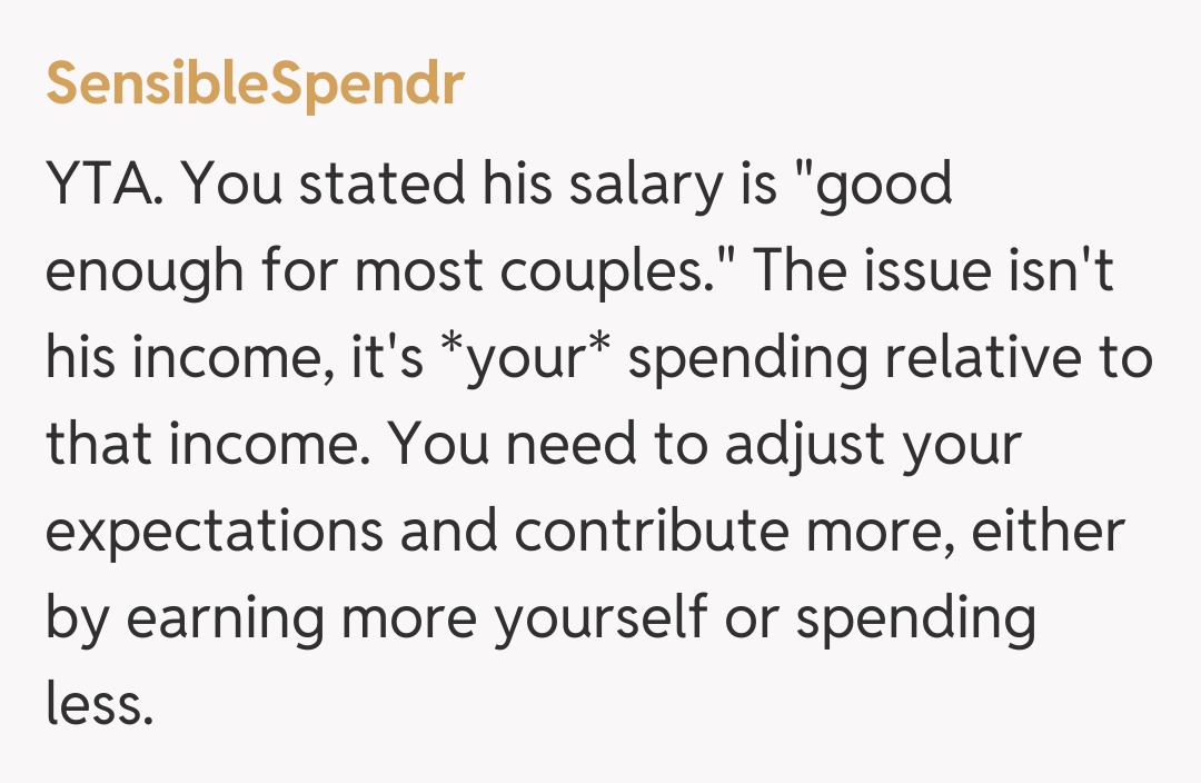 Comentariu de la SensibleSpendr