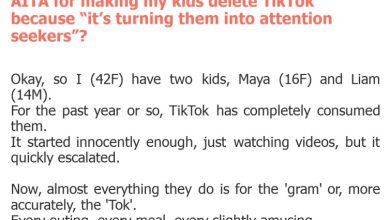 Photo of AITA for making my kids delete TikTok because “it’s turning them into attention seekers”?