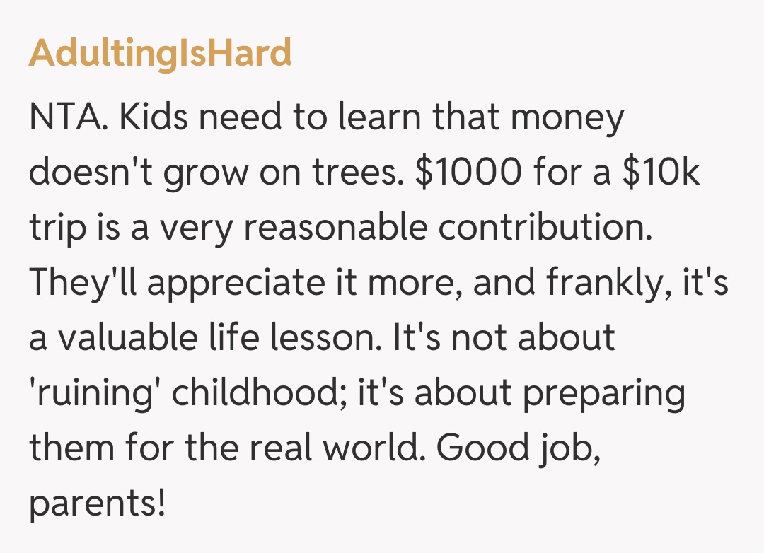 Comentariu de la AdultingIsHard