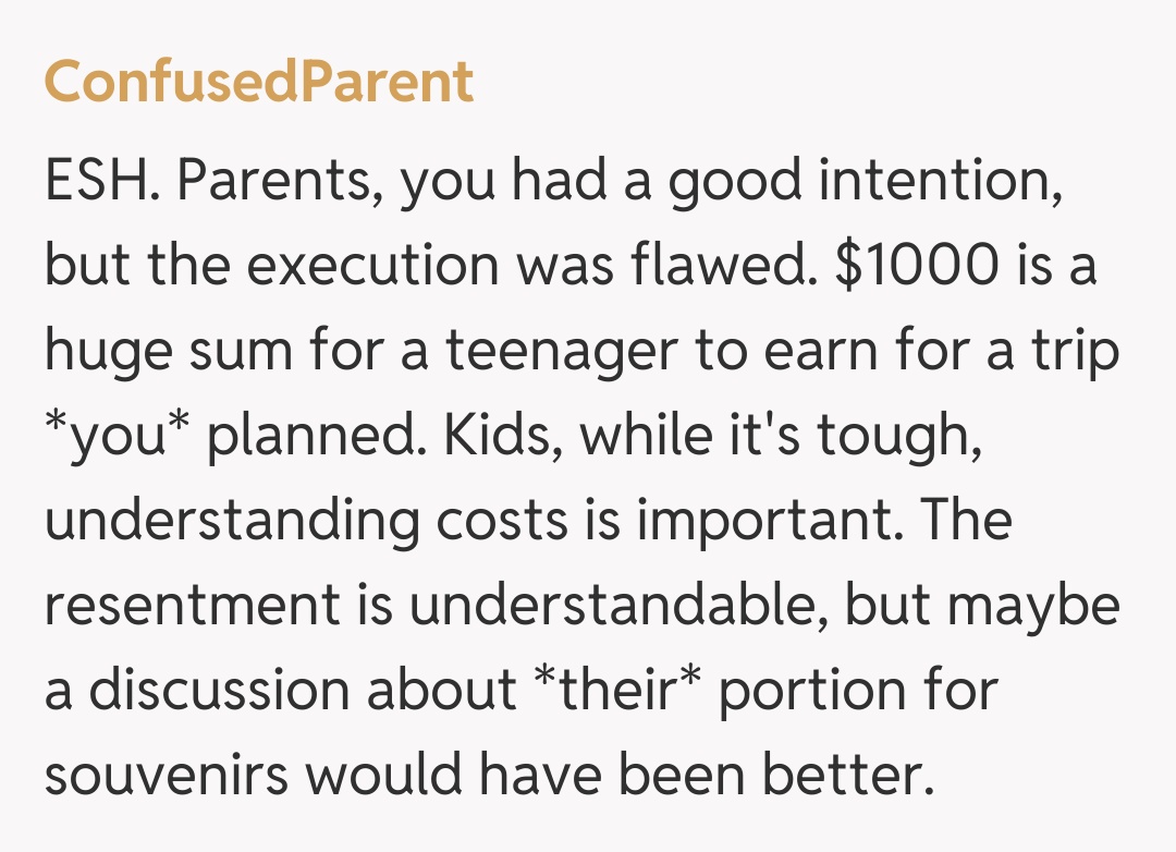 Comentariu de la ConfusedParent