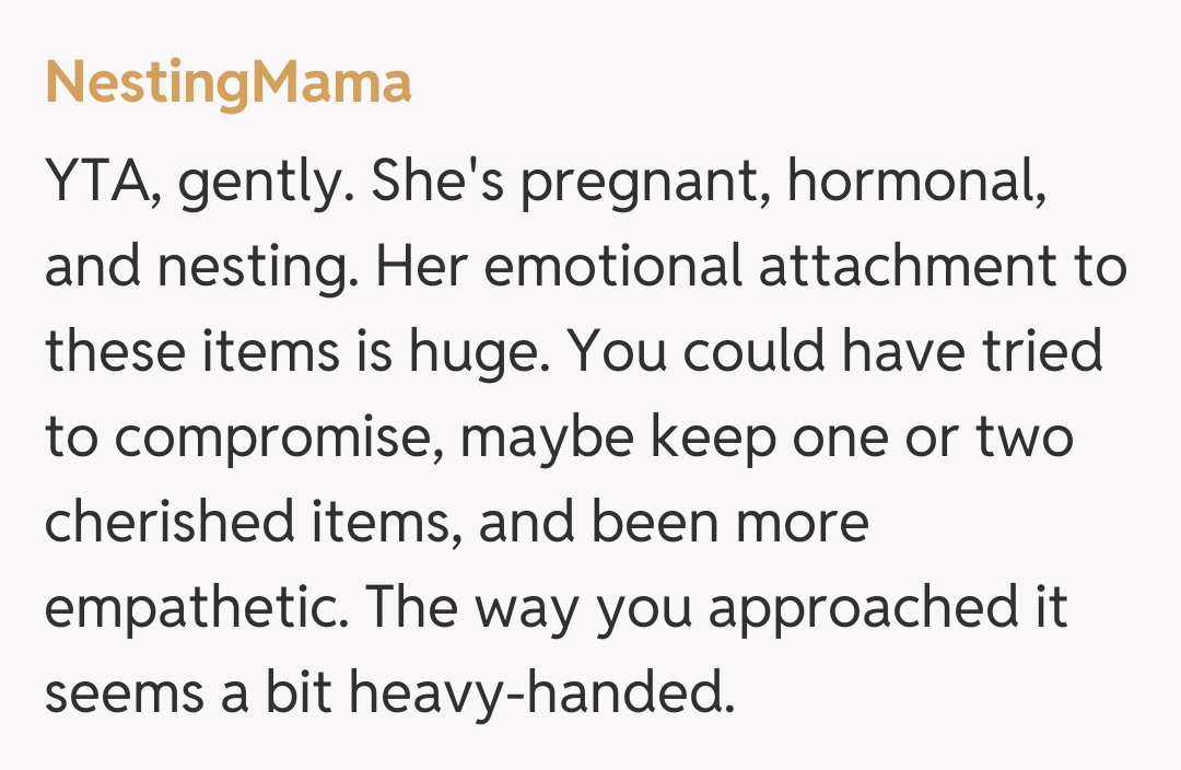 Comentariu de la NestingMama