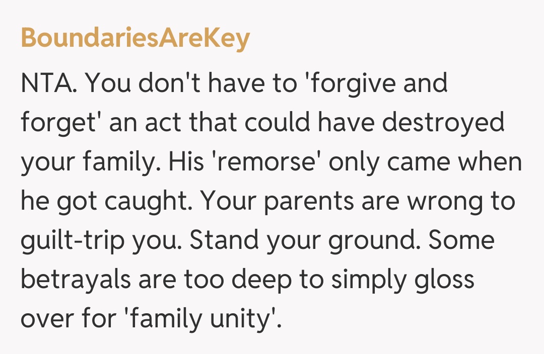 Comentariu de la BoundariesAreKey