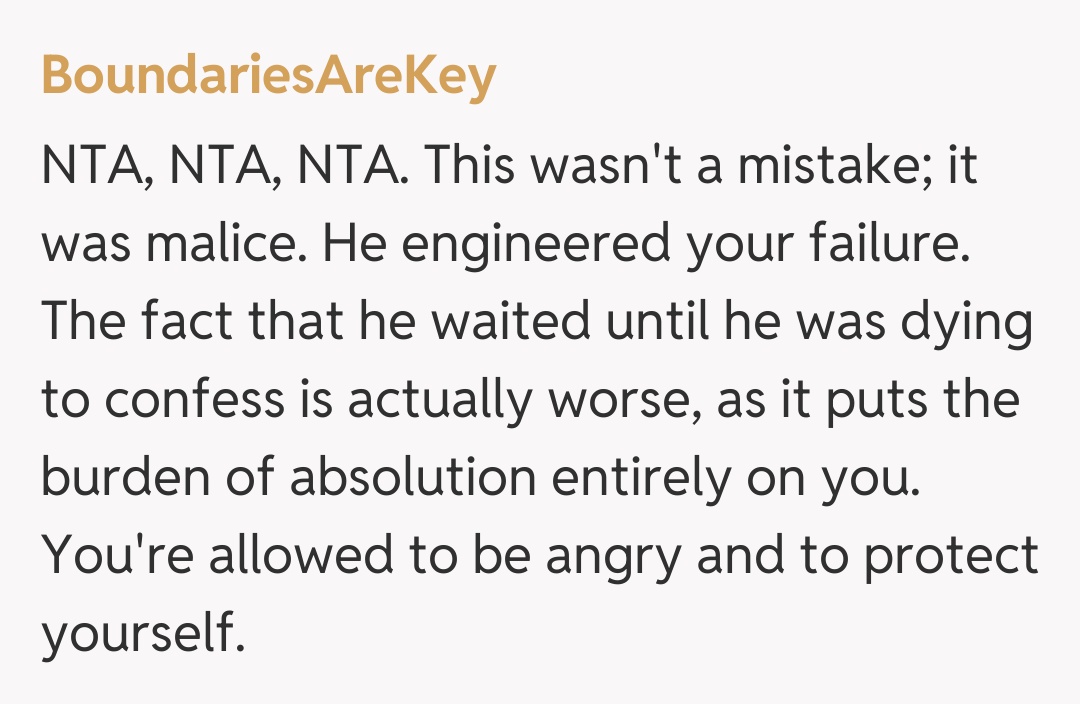 Comentariu de la BoundariesAreKey